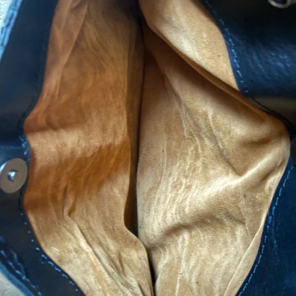 Patricia Nash Black Leather Satchel - Picture 4 of 7